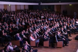 Rencontres de l’U2P 2017 – L’auditorium où 600 participants assistent au discours du Premier ministre Édouard Philippe Crédit Photo Cocktail Santé