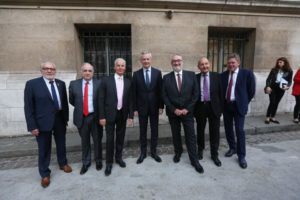 Rencontres de l’U2P 2017 – Bruno Le Maire aux côté du Président, des Vice-Présidents et du Secrétaire Général de l'U2P